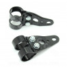 SUPPORT DE PHARE CYCLO Ø26/28 NOIR PEUGEOT 103 SP SPX / MBK 51 (LA PAIRE)