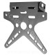 SUPPORT DE PLAQUE MOTO D IMMATRICULATION UNIVERSEL NOIR