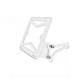 SUPPORT LATERAL PLAQUE IMMATRICULATION ADAPT. YAMAHA BOOSTER / NITRO BLANC