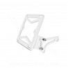 SUPPORT LATERAL PLAQUE IMMATRICULATION ADAPT. YAMAHA BOOSTER / NITRO BLANC