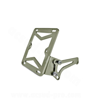SUPPORT LATERAL PLAQUE IMMATRICULATION ADAPT. YAMAHA BOOSTER / NITRO METAL FROID