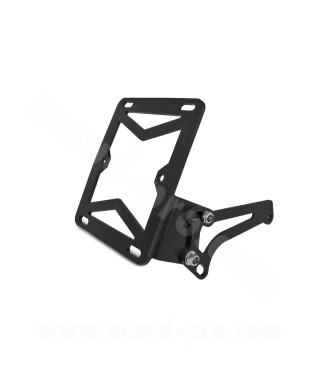 SUPPORT LATERAL PLAQUE IMMATRICULATION ADAPT. YAMAHA BOOSTER / NITRO NOIR MAT