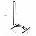 SUPPORT VELO ROUE AVANT OU ARRIERE (PIED PRESENTOIR)