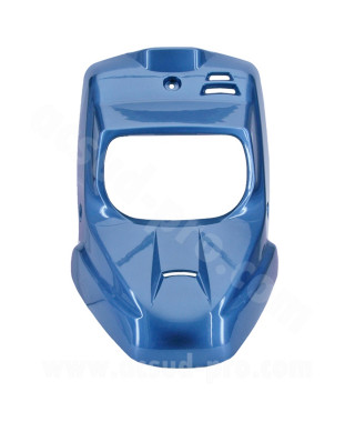 TABLIER ADAPT. MBK 50 BOOSTER 1999-2003 / YAMAHA 50 BWS 1999-2003 NOUV DESIGN BLEU COCKTAIL