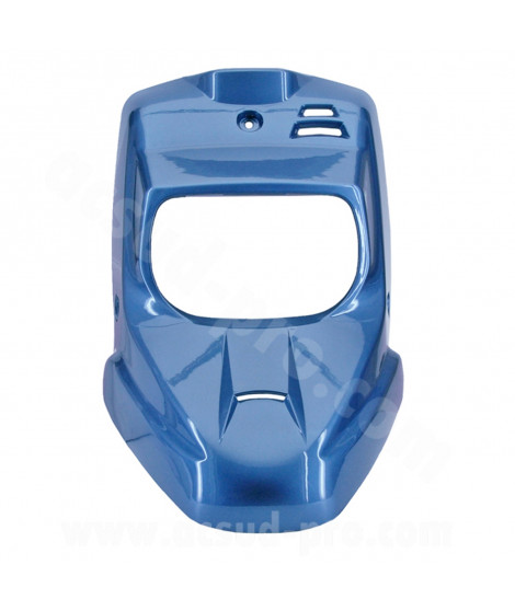 TABLIER ADAPT. MBK 50 BOOSTER 1999-2003 / YAMAHA 50 BWS 1999-2003 NOUV DESIGN BLEU COCKTAIL