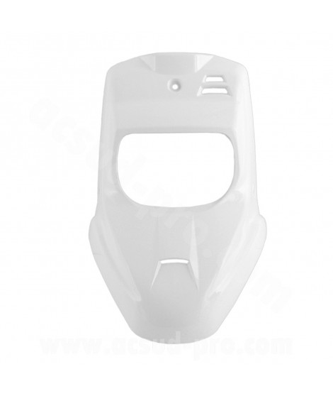 TABLIER ADAPT. MBK 50 BOOSTER 1999-2003 / YAMAHA 50 BWS 1999-2003 NOUVEAU DESIGN BLANC