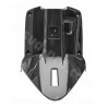 TABLIER ARRIERE / PROTEGE JAMBES ADAPT. MBK 50 BOOSTER 2004 / YAMAHA 50 BWS 2004  NOIR METAL