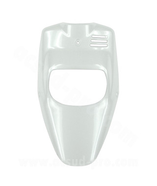 TABLIER AVANT ADAPT. MBK 50 BOOSTER 1999-2003 / YAMAHA 50 BWS 1999-2003 BLANC METAL
