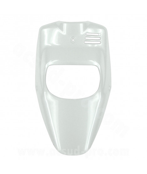 TABLIER AVANT ADAPT. MBK 50 BOOSTER 1999-2003 / YAMAHA 50 BWS 1999-2003 BLANC METAL