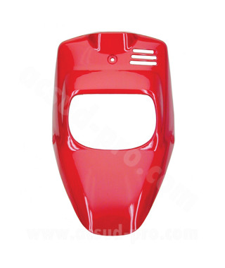 TABLIER AVANT ADAPT. MBK 50 BOOSTER 1999-2003 / YAMAHA 50 BWS 1999-2003  ROUGE SCUDERIA