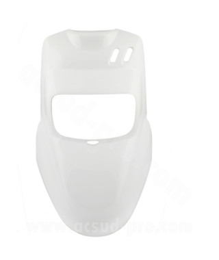 TABLIER AVANT ADAPT. MBK 50 BOOSTER 2004 / YAMAHA 50 BWS 2004 BLANC