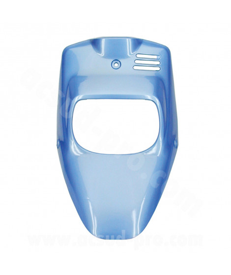 TABLIER AVANT ADAPT. MBK 50 BOOSTER / YAMAHA BWS BLEU HAWAI