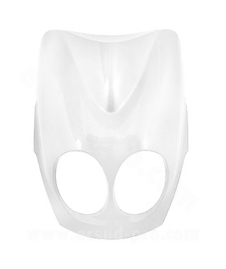 TABLIER AVANT ADAPT. MBK 50 OVETTO 2008-2010 /  YAMAHA 50 NEOS 2008-2010  BLANC