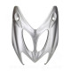 TABLIER AVANT ADAPT. MBK NITRO / YAMAHA AEROX GRIS METAL