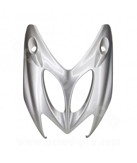 TABLIER AVANT ADAPT. MBK NITRO / YAMAHA AEROX GRIS METAL