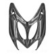 TABLIER AVANT ADAPT. MBK NITRO / YAMAHA AEROX IMITATION CARBONE
