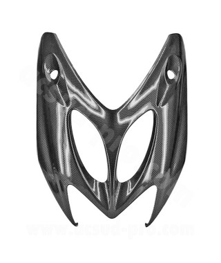 TABLIER AVANT ADAPT. MBK NITRO / YAMAHA AEROX IMITATION CARBONE