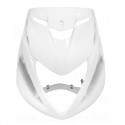 TABLIER AVANT ADAPT. PIAGGIO ZIP 50 2T AIR / 4T LIQUIDE H2O BLANC