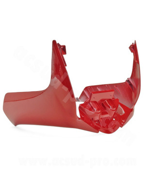 TABLIER AVANT INFERIEUR ADAPT. MBK MACH G / YAMAHA JOG ROUGE (BAS DE CAISSE)