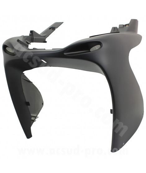TABLIER AVANT INFERIEUR ADAPT. MBK NITRO / YAMAHA AEROX 1998-2012 NOIR MAT (OEM : 5BRF614301)