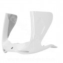 TABLIER AVANT INFERIEUR ADAPT. YAMAHA NITRO / AEROX BLANC (BAS DE CAISSE)