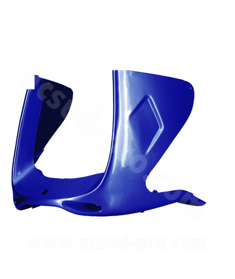 TABLIER AVANT INFERIEUR ADAPT. YAMAHA NITRO / AEROX BLEU METAL (BAS DE CAISSE)