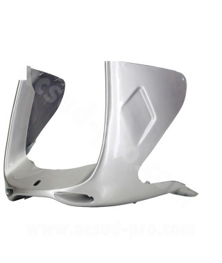TABLIER AVANT INFERIEUR ADAPT. YAMAHA NITRO / AEROX GRIS METAL (BAS DE CAISSE)
