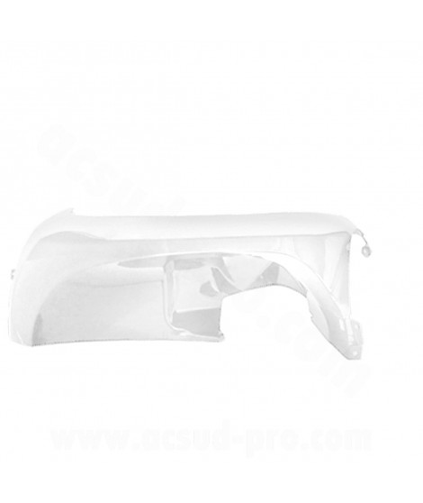 TABLIER AVANT INFERIEUR DROIT ADAPT. MBK 50 OVETTO 2008-2010 /  YAMAHA 50 NEOS 2008-2010  BLANC