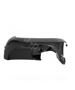 TABLIER AVANT INFERIEUR DROIT ADAPT. MBK 50 OVETTO 2008-2010 /  YAMAHA 50 NEOS 2008-2010  NOIR METAL