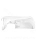 TABLIER AVANT INFERIEUR GAUCHE ADAPT. MBK 50 OVETTO 2008-2010 /  YAMAHA 50 NEOS 2008-2010  BLANC