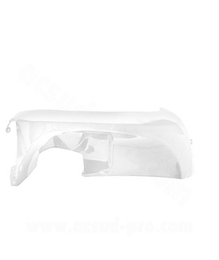 TABLIER AVANT INFERIEUR GAUCHE ADAPT. MBK 50 OVETTO 2008-2010 /  YAMAHA 50 NEOS 2008-2010  BLANC