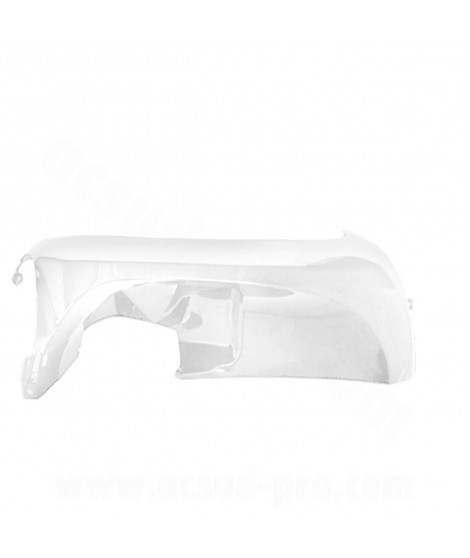 TABLIER AVANT INFERIEUR GAUCHE ADAPT. MBK 50 OVETTO 2008-2010 /  YAMAHA 50 NEOS 2008-2010  BLANC
