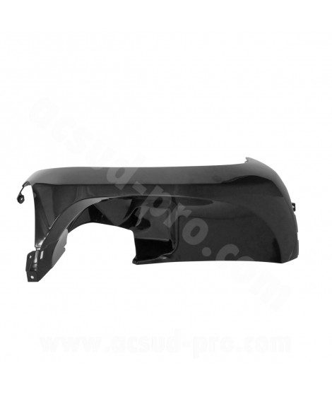 TABLIER AVANT INFERIEUR GAUCHE ADAPT. MBK 50 OVETTO 2008-2010 /  YAMAHA 50 NEOS 2008-2010  NOIR METAL