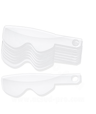TEAR OFF POUR MASQUE MOTO NOEND 3.6 (SACHET DE X10)