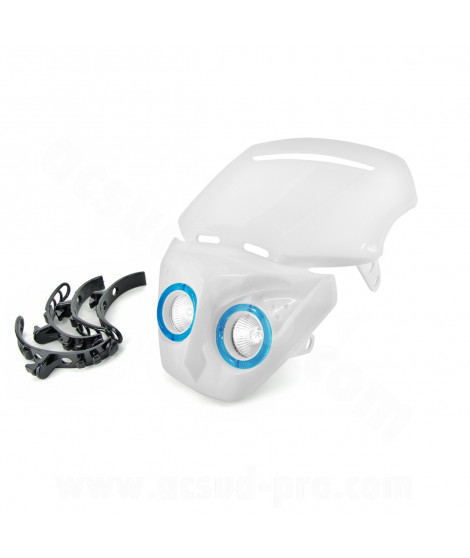 TETE DE FOURCHE BLANCHE TRANSFORMER HALOGENES + LEDS *