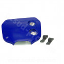 TETE DE FOURCHE ENDURO BI HALOGENE CROSS BLEU  *