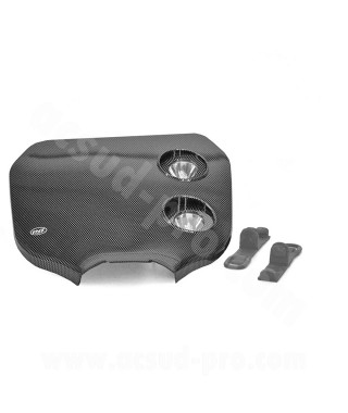 TETE DE FOURCHE ENDURO BI HALOGENE CROSS IMIT CARBONE *