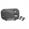 TETE DE FOURCHE ENDURO BI HALOGENE CROSS IMIT CARBONE *