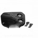 TETE DE FOURCHE ENDURO BI HALOGENE CROSS NOIR  *