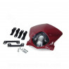 TETE DE FOURCHE ENDURO BI HALOGENE DUKE ROUGE YM3241 *