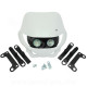 TETE DE FOURCHE ENDURO HALOGENE DOUBLE OPTIQUE BLANC *