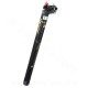 TIGE DE SELLE  ALU Ø31.6X350mm ZOOM RECUL DE 16mm COULEUR NOIR MAT