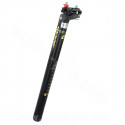 TIGE DE SELLE  ALU Ø31.6X350mm ZOOM RECUL DE 16mm COULEUR NOIR MAT