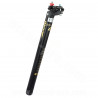 TIGE DE SELLE  ALU Ø31.6X350mm ZOOM RECUL DE 16mm COULEUR NOIR MAT