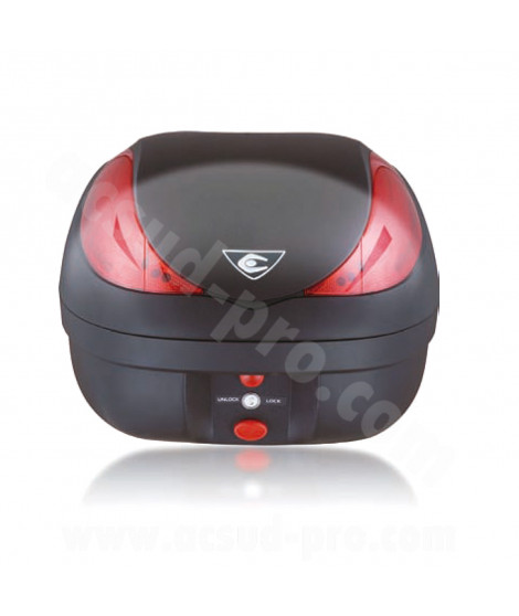 TOP CASE COOCASE WIZARD BASIC V36 LITRES NOIR (LIVRE AVEC PLATINE)