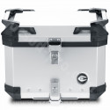 TOP CASE MOTO COOCASE X1 ALUMINIUM SERIES 40 LITRES GRIS (LIVRE AVEC PLATINE)