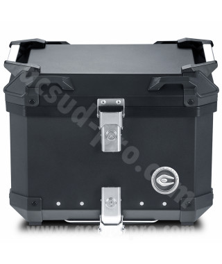 TOP CASE MOTO COOCASE X1 ALUMINIUM SERIES 40 LITRES NOIR (LIVRE AVEC PLATINE)