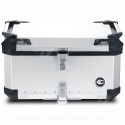 TOP CASE MOTO COOCASE X3 ALUMINIUM SERIES 60 LITRES GRIS (LIVRE AVEC PLATINE)
