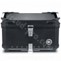 TOP CASE MOTO COOCASE X3 ALUMINIUM SERIES 60 LITRES NOIR (LIVRE AVEC PLATINE)