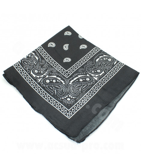 TOUR DE COU BANDANA NOIR